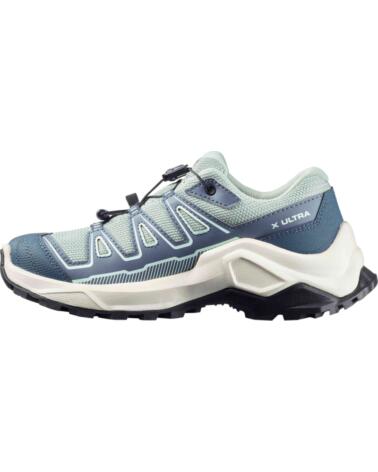 SALOMON ZAPATILLAS X ULTRA GORE-TEX UNISEX INFANTIL GREEN MILIEU-GRISAILLE-CLEARLY AQU