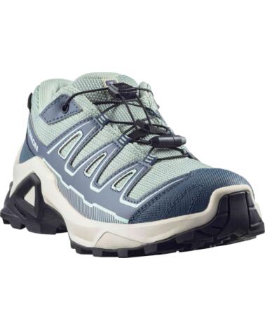 SALOMON ZAPATILLAS X ULTRA GORE-TEX UNISEX INFANTIL GREEN MILIEU-GRISAILLE-CLEARLY AQU