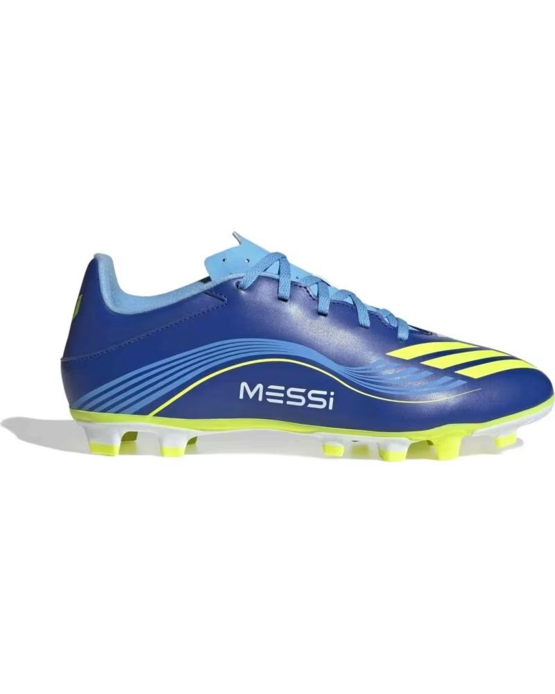 ADIDAS CHAUSSURES DE FOOTBALL MESSI F50 BLEU AZUL