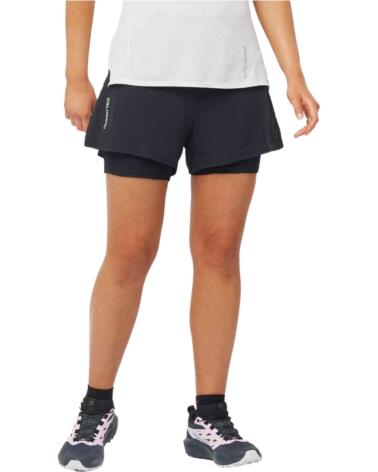 SALOMON PANTALÓN CORTO DE RUNNING SENSE AERO 2IN1 PARA MUJER