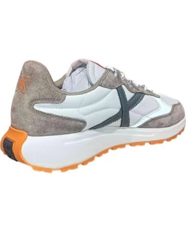 MUNICH ZAPATILLAS 4599013 EN GRIS PARA HOMBRE BLANCO NARANJA