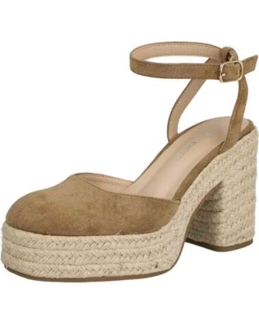 BUBBLE BOBBLE Sandalias De Tacon 070-131506 en marron para mujer CUERO
