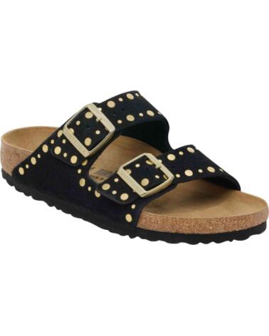 BIRKENSTOCK SANDALIAS SANDALIAS ARIZONA RIVET ESTRECHO NEGRO PURO EN NEGRO PARA UNISEX MUJER