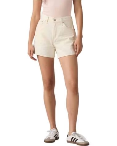 LEVIS PANTALON CORTO 003KI0022 EN BLANCO PARA MUJER BLANK IMPACT