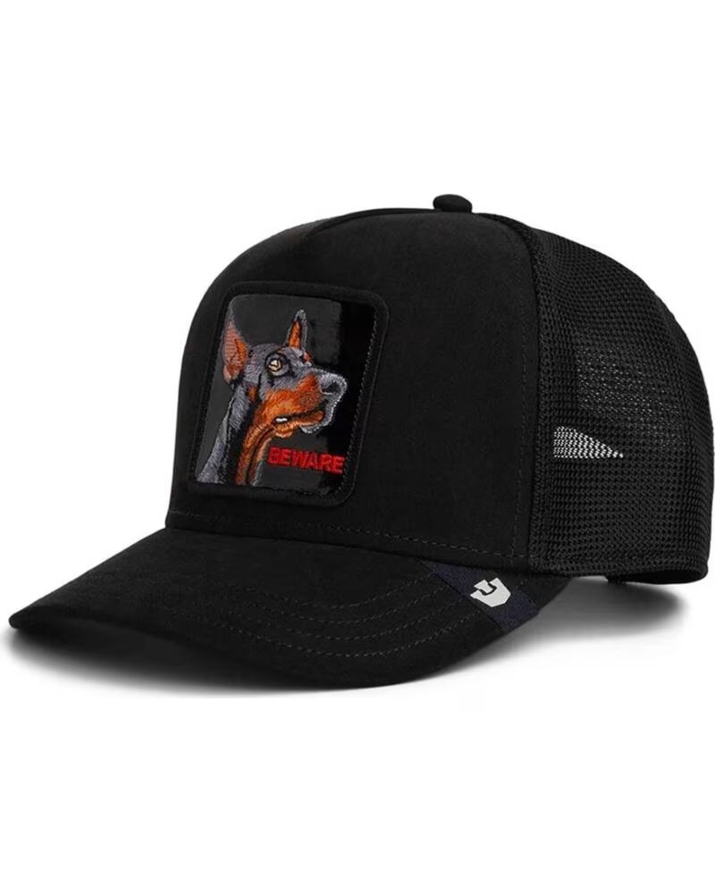 Inizio-GOORIN-BROS-GORRA-NEGRA-DOBERMAN-BLACK-OUT-DOBERMAN-TRUCKER-CAP-NEGRO