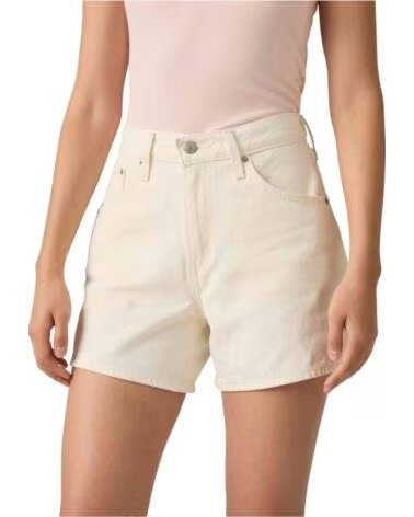 LEVIS PANTALON CORTO 003KI0022 EN BLANCO PARA MUJER BLANK IMPACT