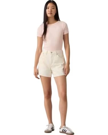 LEVIS PANTALON CORTO 003KI0022 EN BLANCO PARA MUJER BLANK IMPACT