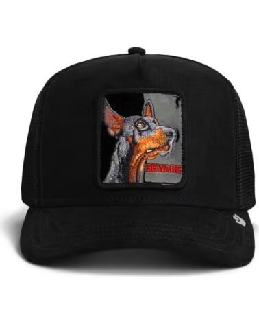 Inizio-GOORIN-BROS-GORRA-NEGRA-DOBERMAN-BLACK-OUT-DOBERMAN-TRUCKER-CAP-NEGRO