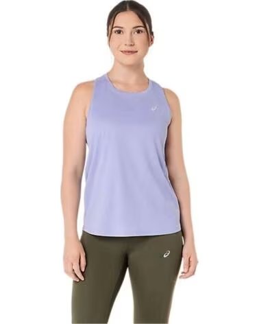 ASICS CAMISETA CORE TANK MALVA BLUEBELL 2012D171-501 RUNNING TIRAN MORADO