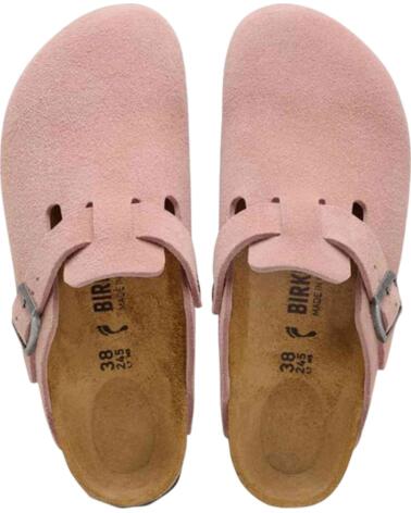 BIRKENSTOCK ZUECOS BOSTON DE ANTE ROSA