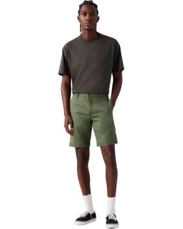 LEVIS PANTALON CORTO 17202-0091 XX CHINO SHORTS II EN VERDE PARA HOMBRE KAMBABA COTTON LINEN
