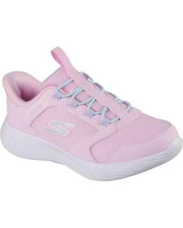 SKECHERS SNEAKER SLIP-INS PER BAMBINE 303855L-LTPK ROSA LIGHT PINK SYNTHETIC-TEXTILE