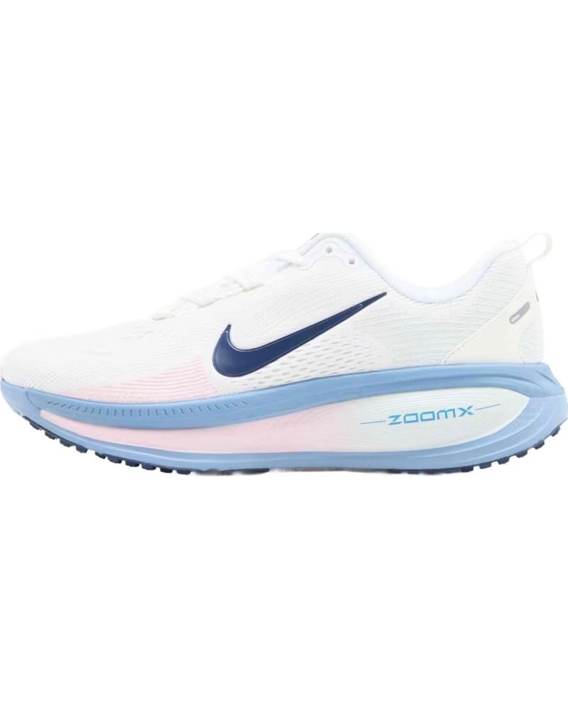 NIKE ZAPATILLAS DE RUNNING VOMERO 18 PARA MUJER HM6804-115 WHITE-MIDNIGHT NAVY-WORK BLUE