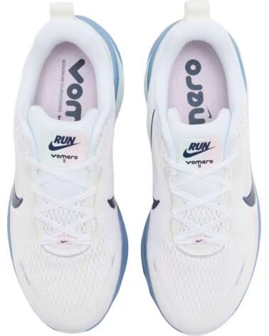 NIKE ZAPATILLAS DE RUNNING VOMERO 18 PARA MUJER HM6804-115 WHITE-MIDNIGHT NAVY-WORK BLUE