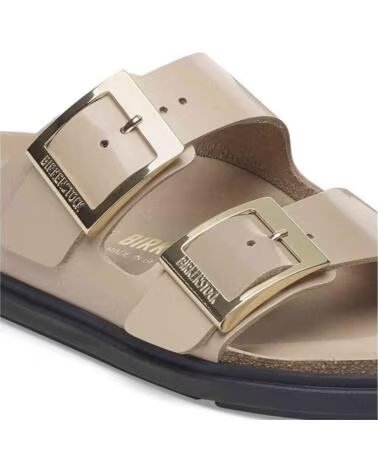 BIRKENSTOCK ARIZONA DROPLET BUCKLE SANDALEN BEIGE