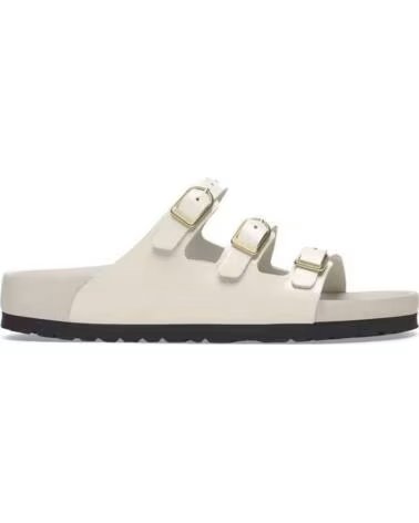 BIRKENSTOCK FLORIDA FRESH SANDALEN AUS NATÜRLICHEM LACKLEDER