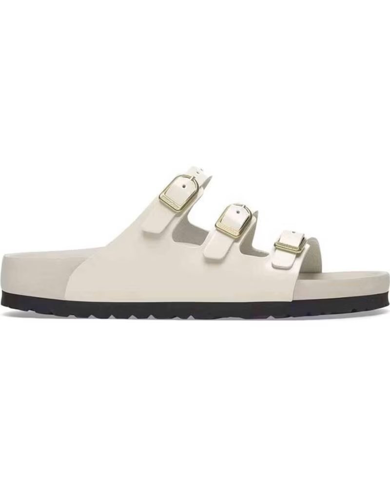 BIRKENSTOCK FLORIDA FRESH SANDALEN AUS NATÜRLICHEM LACKLEDER