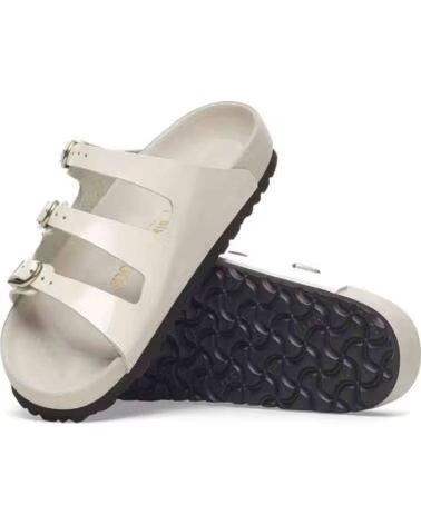 BIRKENSTOCK FLORIDA FRESH SANDALEN AUS NATÜRLICHEM LACKLEDER