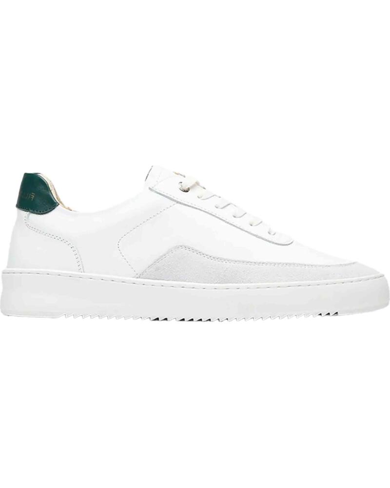 FILLING PIECES ZAPATILLAS MONDO SQUASH EN BLANCO CON DETALLE VERDE WHITE