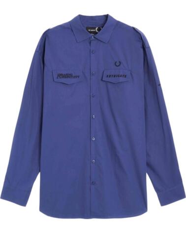 FRED PERRY CAMISA RAF SIMONS SM6514-139 AZUL