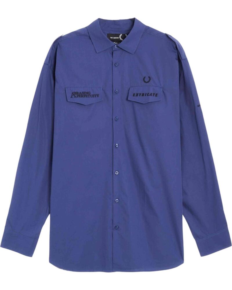 FRED PERRY CAMISA RAF SIMONS SM6514-139 AZUL