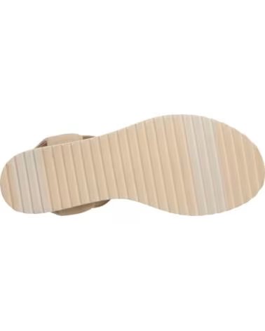 SKECHERS 114418-NAT WOMEN´S BEIGE CANVAS SANDALS