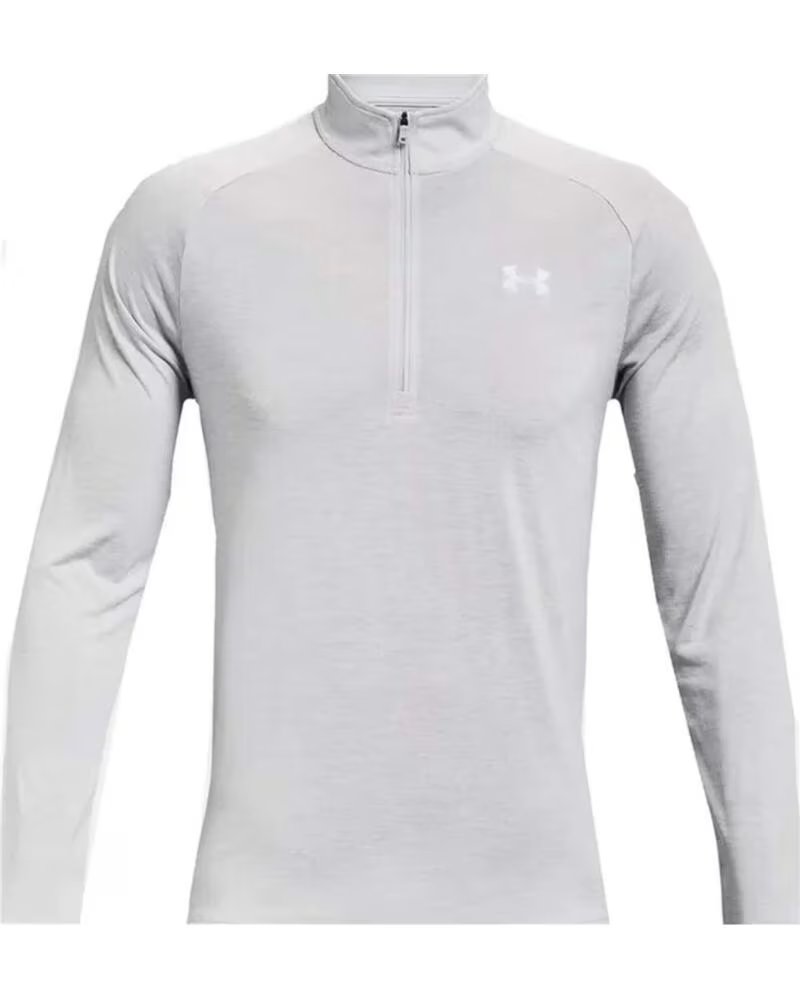 UNDER ARMOUR SWEATSHIRT COM MEIO FECHO PARA HOMEM GRIS