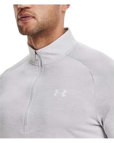 UNDER ARMOUR SWEATSHIRT COM MEIO FECHO PARA HOMEM GRIS