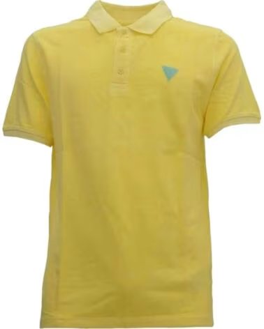 GUESS POLO DE MANGA CORTA PARA HOMBRE AMARILLO