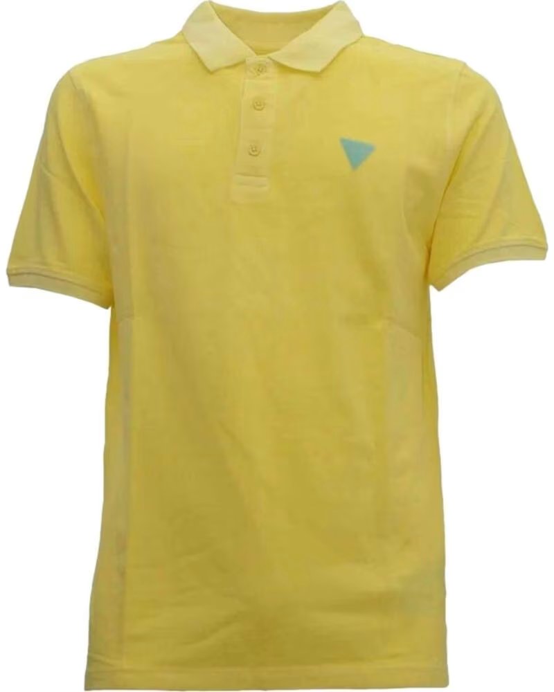 GUESS POLO DE MANGA CORTA PARA HOMBRE AMARILLO
