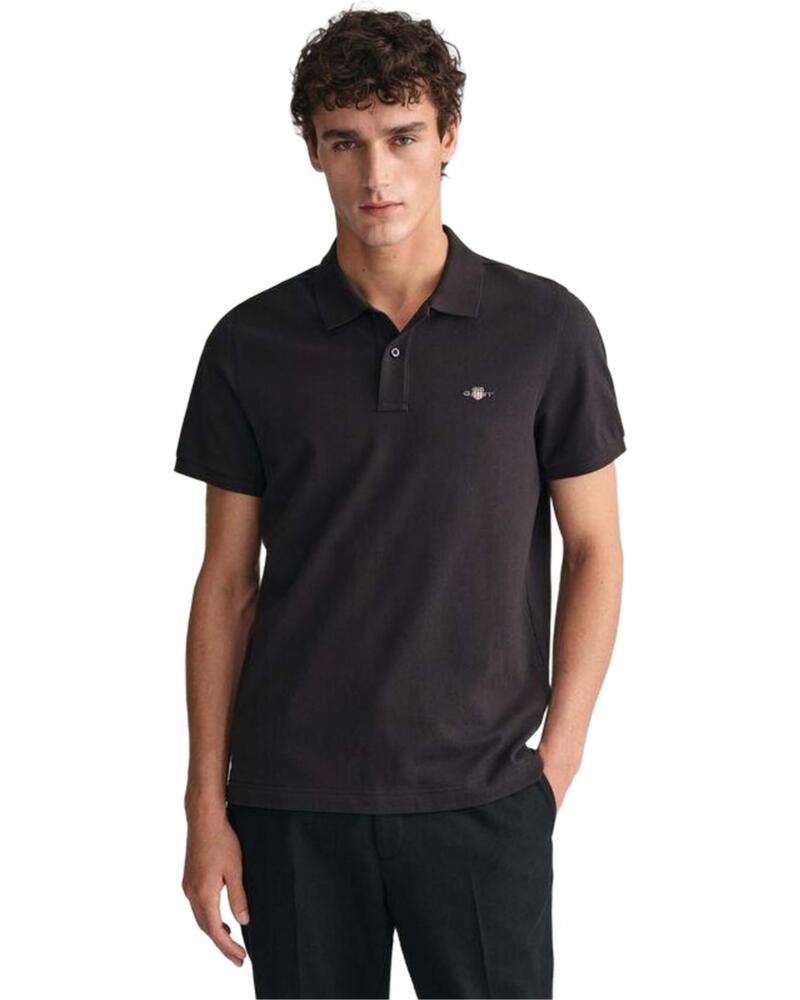 GANT POLO 2210005 DE MANGA CORTA NEGRO