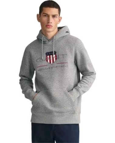 GANT SUDADERA CON CAPUCHA AMERICAN SPORTSWEAR GRIS