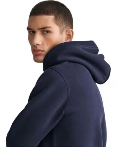 SUDADERA CON CAPUCHA GANT AMERICAN SPORTSWEAR AZUL