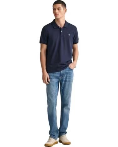 GANT POLO À MANCHES COURTES POUR HOMME AZUL