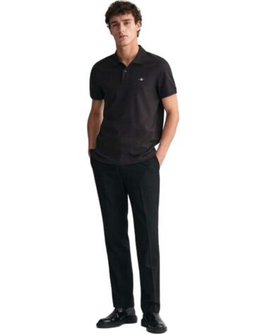GANT POLO 2210005 DE MANGA CORTA NEGRO