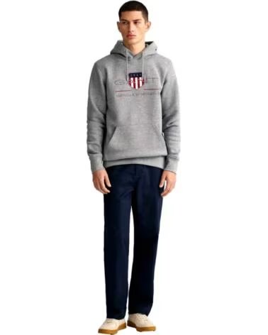 GANT SWEAT À CAPUCHE AMERICAN SPORTSWEAR GRIS