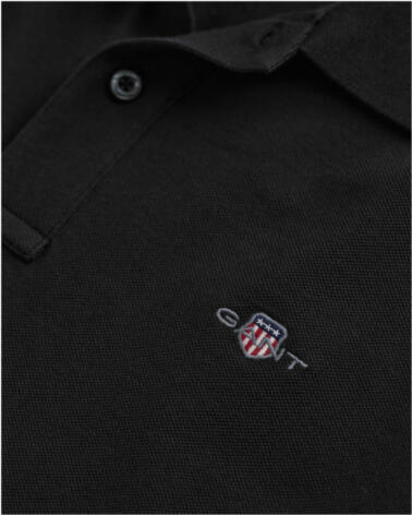 GANT POLO 2210005 DE MANGA CORTA NEGRO