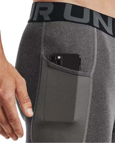 UNDER ARMOUR PANTALONCINI A COMPRESSIONE 1361602-090 GRIGI DA UOMO MULTICOLOR