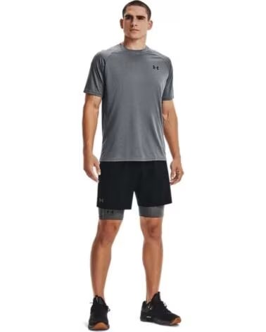 UNDER ARMOUR PANTALONCINI A COMPRESSIONE 1361602-090 GRIGI DA UOMO MULTICOLOR