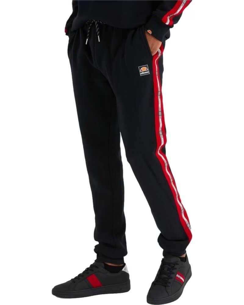 ELLESSE PANTALÓN DEPORTIVO SHP16198 CON BANDA LATERAL NEGRO