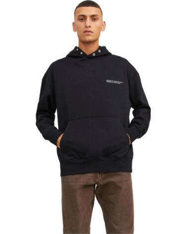 JACK AND JONES SUDADERA CON CAPUCHA AND 12245926 NEGRO