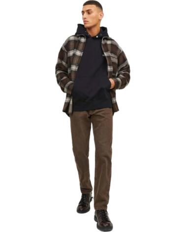 JACK AND JONES SUDADERA CON CAPUCHA AND 12245926 NEGRO