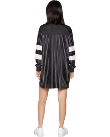 ELLESSE VESTIDO ALLINEA-DRESS ESTILO DEPORTIVO RAYAS NEGRO