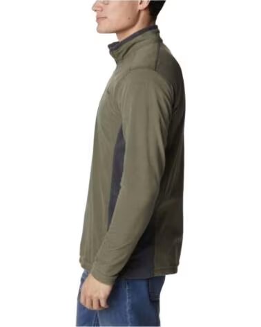 COLUMBIA FELPA HALF ZIP DA UOMO VERDE
