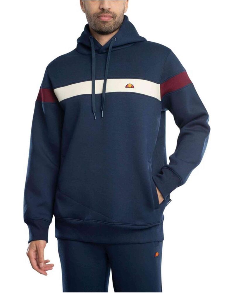 ELLESSE SUDADERA CON CAPUCHA SHR21620-429 AZUL MULTICOLOR