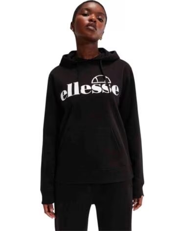 ELLESSE SUDADERA CON CAPUCHA SGP16455-011 NEGRA MUJER MULTICOLOR