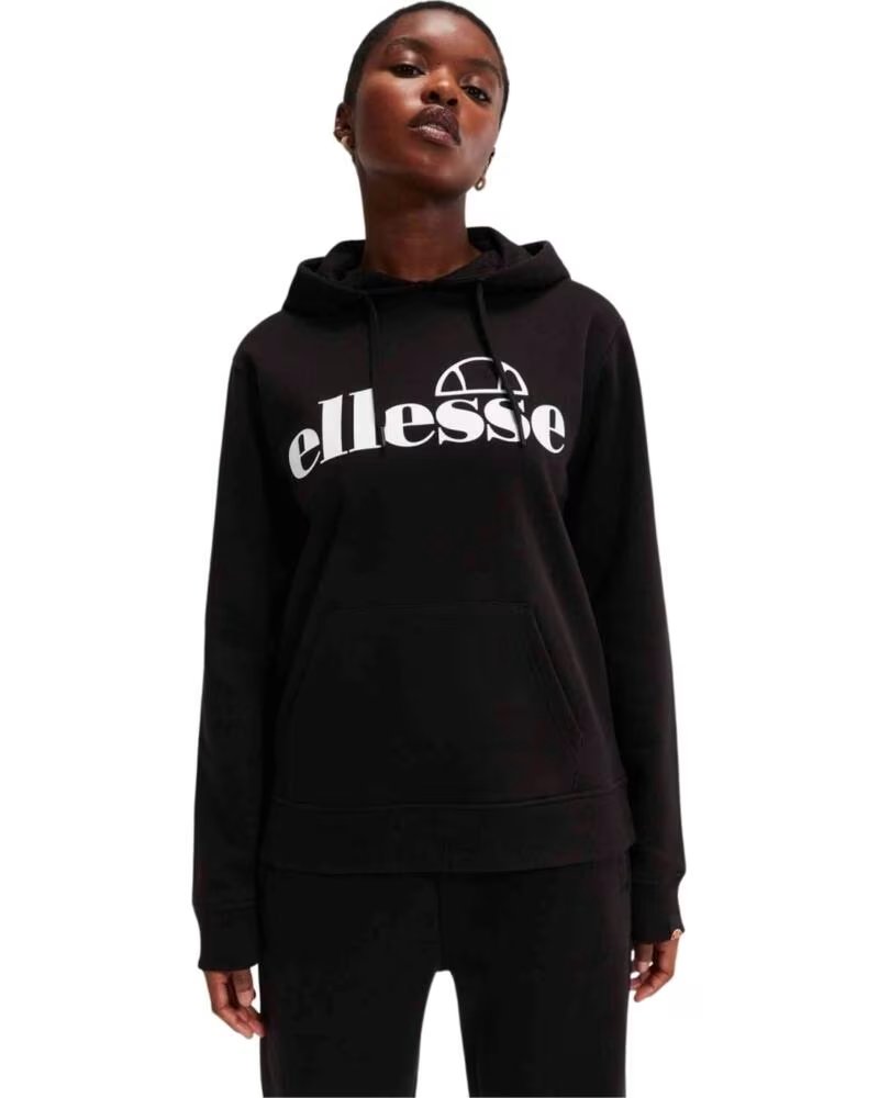 ELLESSE SUDADERA CON CAPUCHA SGP16455-011 NEGRA MUJER MULTICOLOR