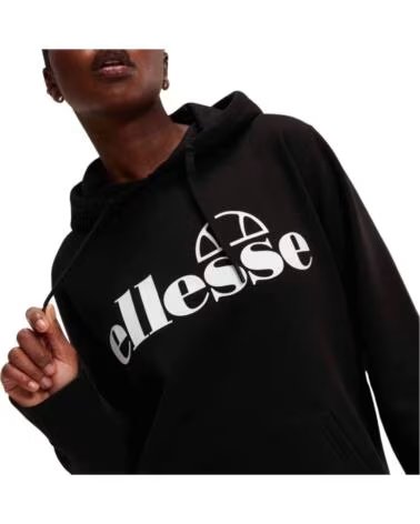 ELLESSE SUDADERA CON CAPUCHA SGP16455-011 NEGRA MUJER MULTICOLOR