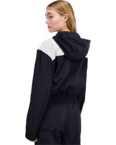 ELLESSE CHAQUETA SGX21026-011 CORTAVIENTOS CON CAPUCHA NEGRO