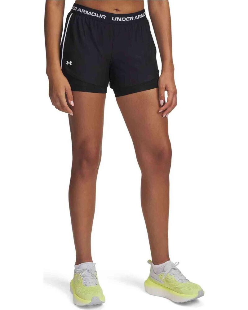 UNDER ARMOUR PANTALÓN CORTO 1389895-001 DEPORTIVO MUJER NEGRO